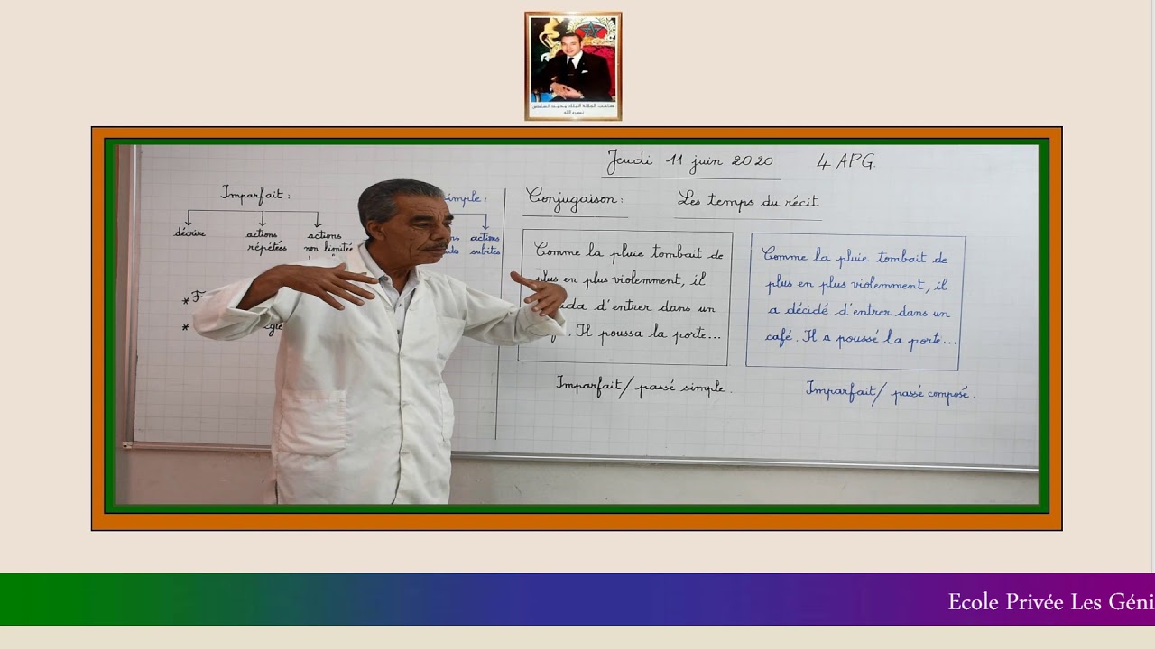 conjugaison les temps du recit - YouTube