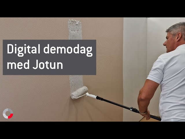 Jotun Digital Demodag rullesparkel medium og grov sammen med Mal Proff class=