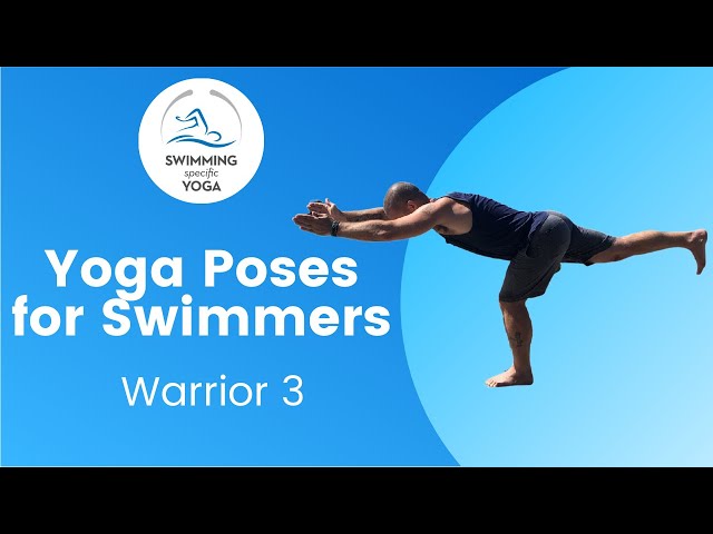 Yoga Poses for Swimmers - Standing Figure Four - YouTube