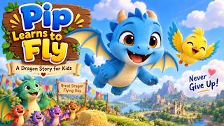 The Little Dragon Who Couldn't Fly | Animated Story for Kids
