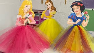 Disney Princesses party decorations belle snow White sleeping beauty Diy