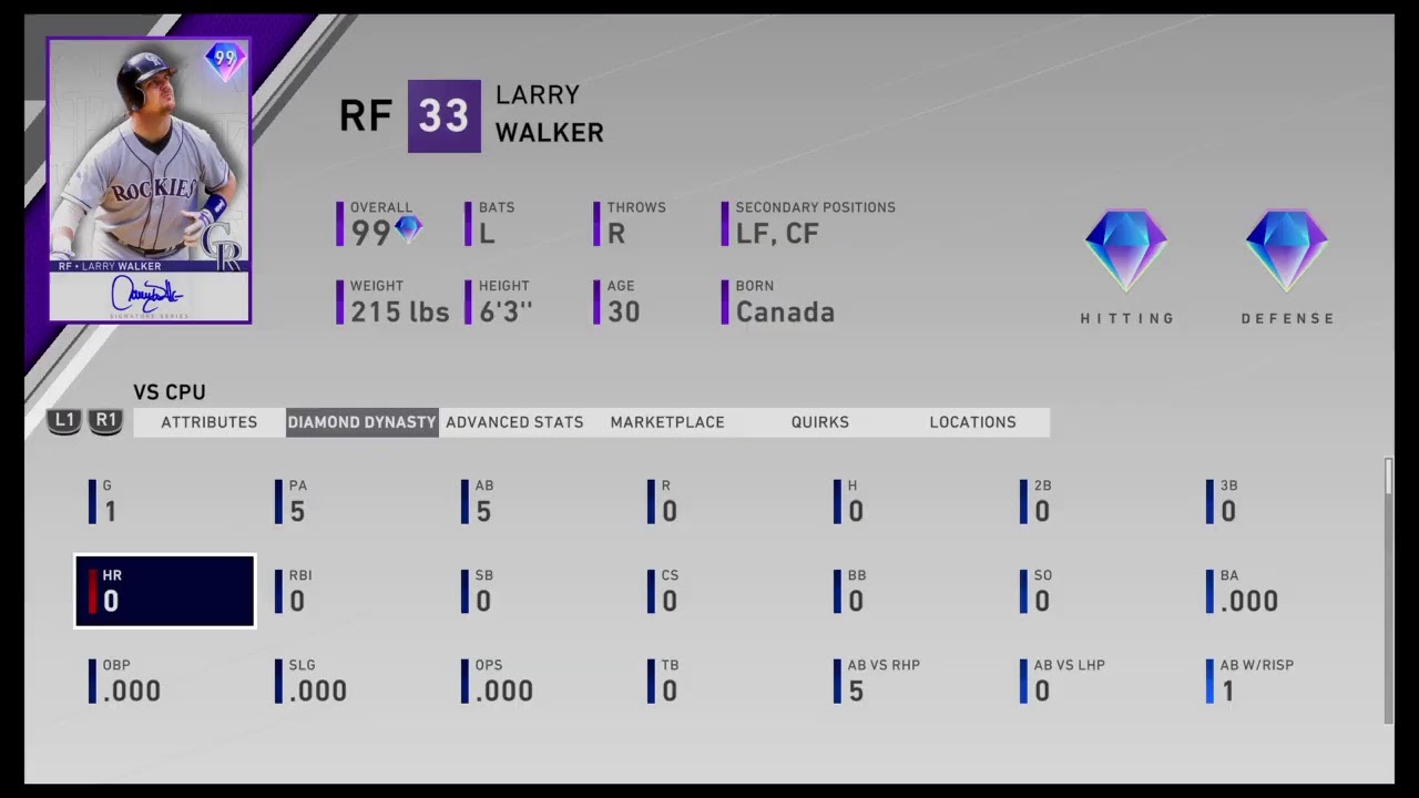 Fotf  orel hershiser signature  series  larry walker debut