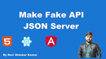 Create Fake API in JSON Format | JSON-Server | Make fake API