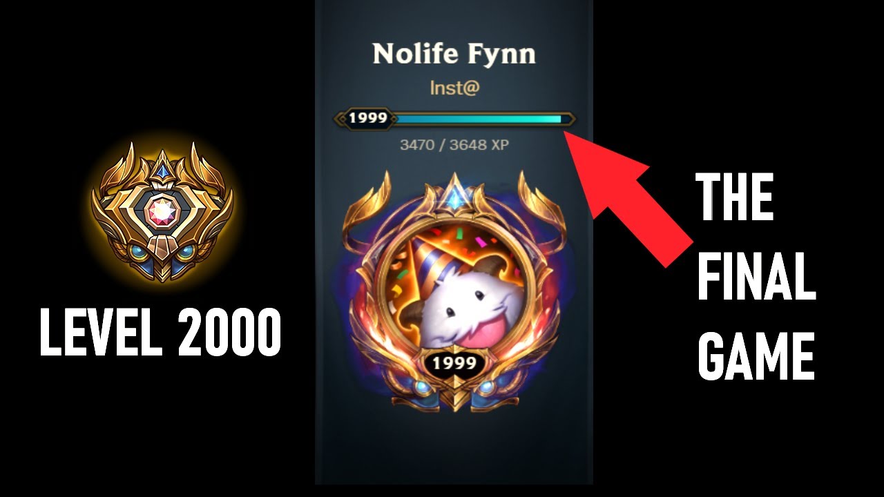 League of Legends Level 2000 | Nolife Fynn - YouTube