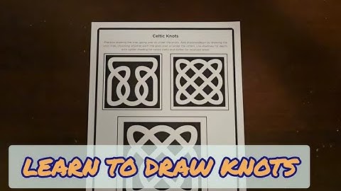 How to Draw Celtic Knots Freehand | Easy Step-by-Step Tutorial + Printable Worksheet