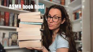 *another* ASMR book haul ⭐ whispering, tapping