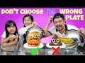 Don't Choose the Wrong Plate Challenge | Kaycee & Rachel