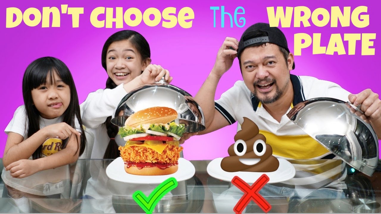 Don't Choose the Wrong Plate Challenge | Kaycee & Rachel