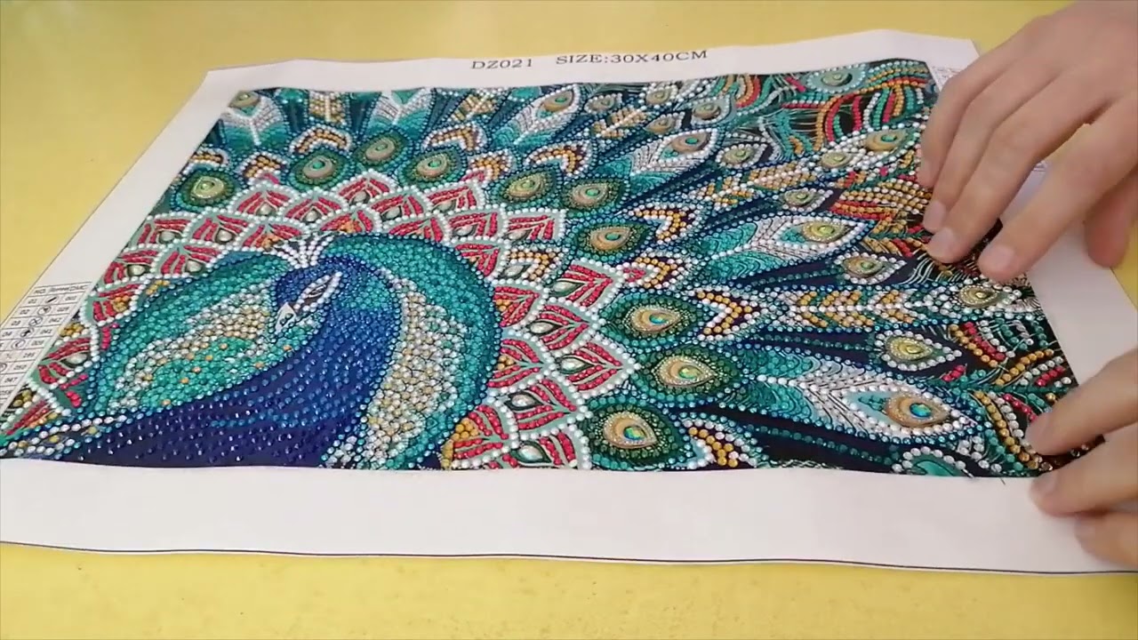 DP - Avis & Réalisation - Joli Paon - Diamond Painting -  DIYDigitalArt