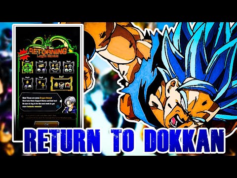 My Return to Dokkan! My first ever Returning bonus! | DBZ DOKKAN BATTLE