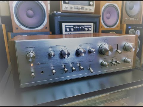 Pioneer SA-9100 Integrated Amplifier- Quick Demo After Servicing