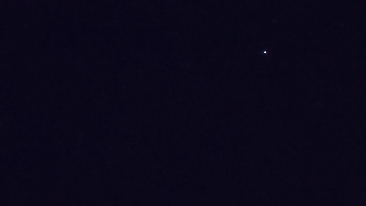 International Space Station ISS traveling over the United Kingdom 15th May 2020