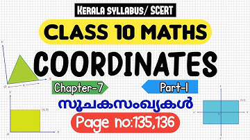 Sslc maths chapter 7 coordinates page 135 136 kerala syllabus scert part 1