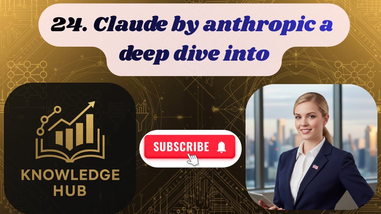 24. Claude by anthropic a deep dive into - YouTube