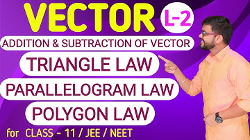 Vector | Class - 11 | L-2 | Addition & Subtraction of Vector | NEET | JEE (Main & Adv.)  | Sujeet Kr