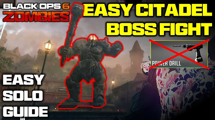 COD BO6 Zombies, How to beat Citadel Des Morts Boss after nerf, Easy Solo Guide