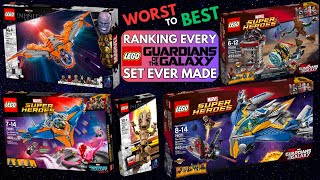 Every LEGO Guardians of the Galaxy Set RANKED: WORST to BEST!