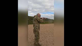 Эпичное слоумо - стрельба из штуцера МЦ-7 под 9х53 Double rifle shooting - slow motion