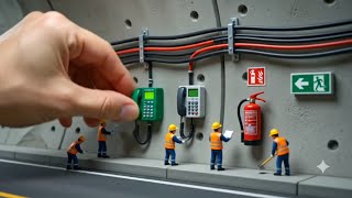 Watch a Giant Mountain Turn Into a Tunnel! 😱🚇 | Miniature Construction Timelapse