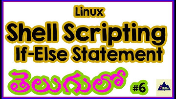 If else statement | Shell Scripting Tutorials for Beginners in Telugu
