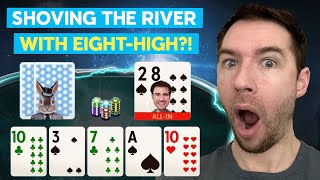 Can This 3-Bet Bluff With Eight-High Get Through Blast-Off