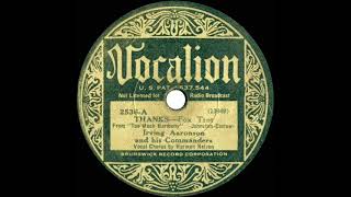 1933 Irving Aaronson - Thanks (Harmon Nelson, vocal)