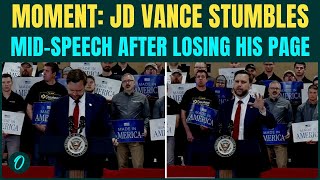 JD Vance Goes Off Script Mid-Speech In Iowa; Viral Moment Sparks Loud Boos In Des Moines