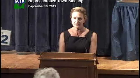 Representative Town Meeting, September 16, 2019