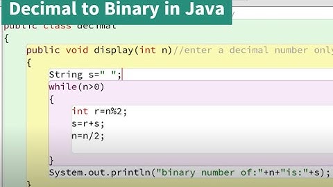 Convert Decimal to Binary in Java 💻 | While Loop Explained Step-by-Step | ICSE Class 9 & 10