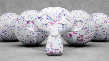 CREATE A PROCEDURAL TERRAZZO MARBLE MATERIAL IN BLENDER 4