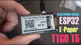 LILYGO® TTGO T5  -EPaper ESP32 developement board - Overview and Setup (V2.0) screenshot 1