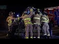 San Diego: Firefighters Cut Apart Car to Rescue Victims After Violent Crash