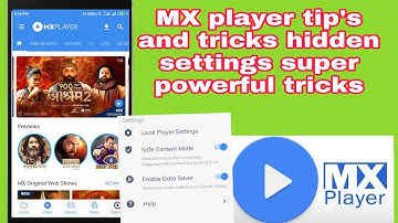 new MX player tip