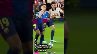 Top 5 goles de Lamine Yamal 😱😡 #lamine #yamal #barça #madrid