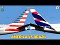 American airlines vs latam airlines brasil comparison 2024  vs 