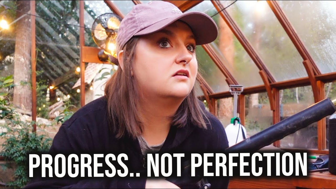 PROGRESS NOT PERFECTION | CHAT WITH ME IN MY GREENHOUSE
