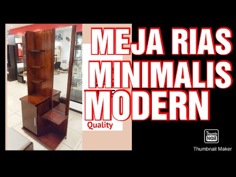 Video: Meja Rias (85 Foto): Meja Kamar Kerja Dengan Cermin Rias Dan Meja Rias, Tinggi Dan Dimensinya, Pilihan Gantung Dan Lantai Dalam Gaya Modern