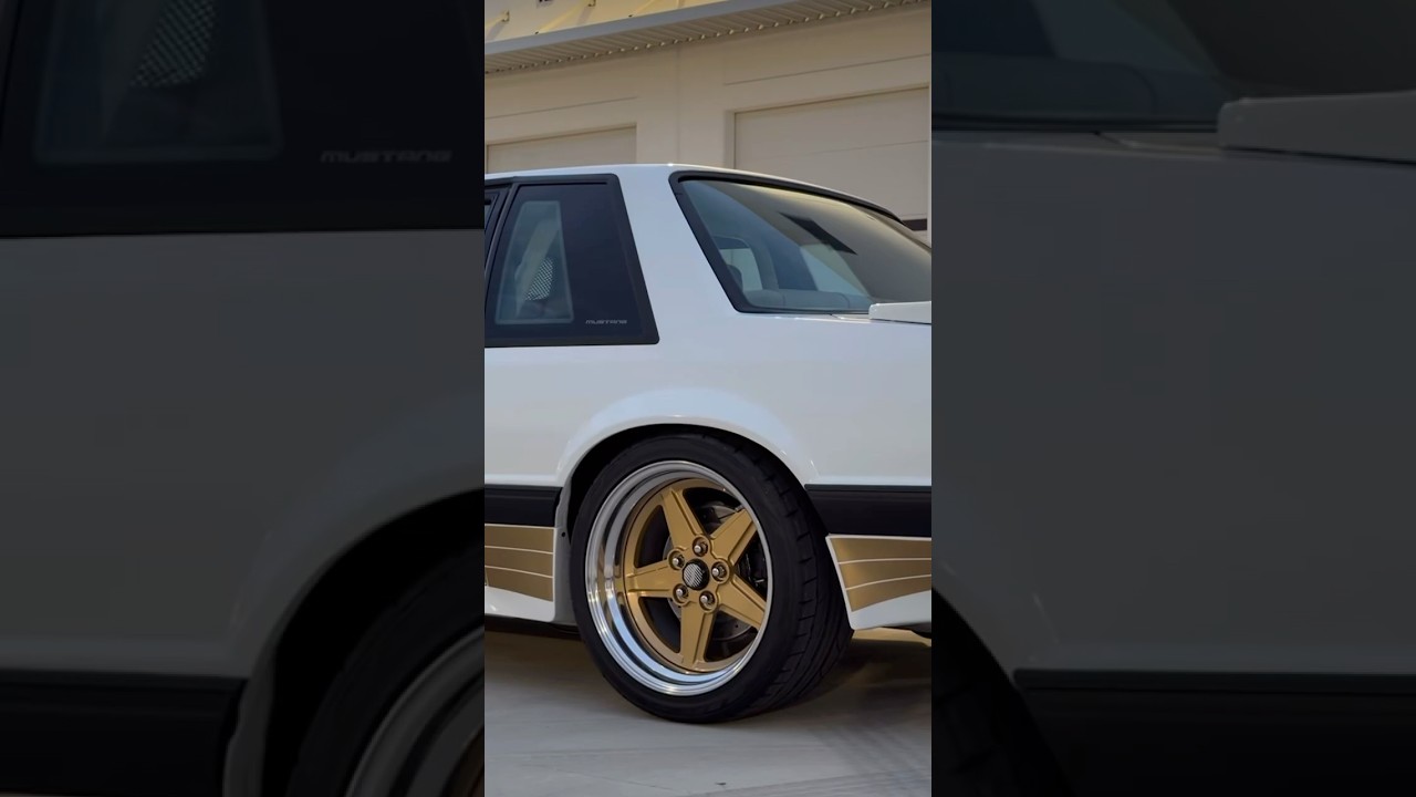 Awesome Saleen Foxbody with custom 3 piece recreated wheels. 