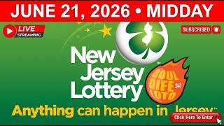 New Jersey Lottery Results JUNE 21 2026 + #resultat #newjerseyresults #boulchopoujodia #result