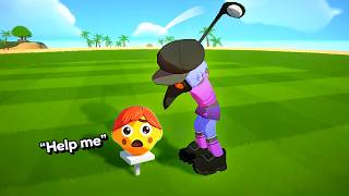 Golf but I Use My Friends As the Ball