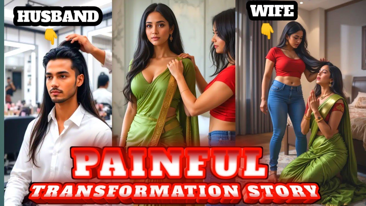 Jobless Husband Forced to Become a Woman | Greedy Wife Sold Him | Emotional Transformation Story