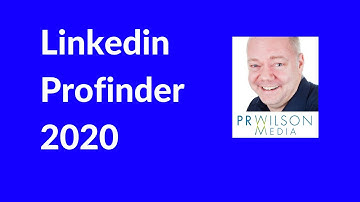 Linkedin Profinder 2020