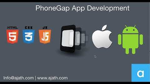Phonegap app development video