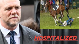 Mike Tindall in tears as Zara Tindall falls off the horse and is presently admitted in the hospital