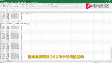 excel身份证号中提取出生年月日，身份证号提取日期，我帮你实现 好看视频