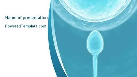 Conception Of New Life PowerPoint Template by PoweredTemplate.com