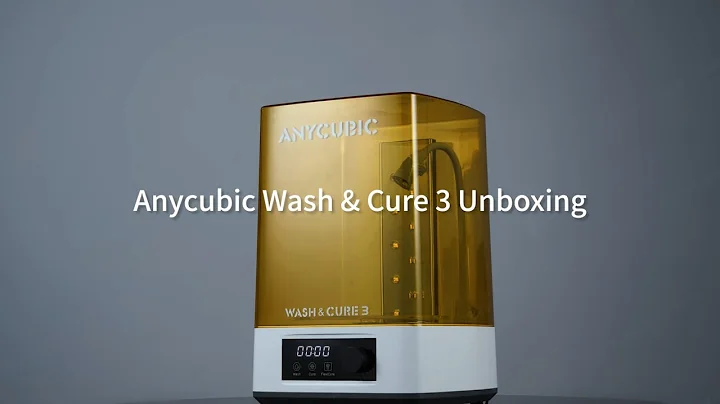 Unboxing | A video takes you to go through all the details of Anycubic Wash & Cure 3