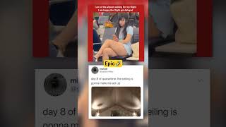 'Flight delayed, brain delayed, thoughts officially unmonitored 😭😂.' #funny #viral #meme
