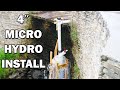 Installing the 4 inch Micro Hydro Unit