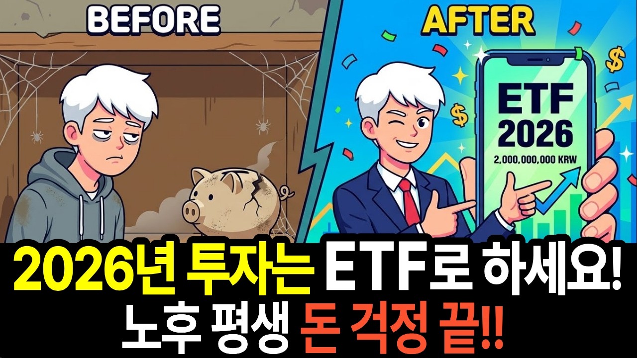 2026년 투자는 ETF로 하세요  ETF 투자에 대한 모든것 ! QQQ, S&P500